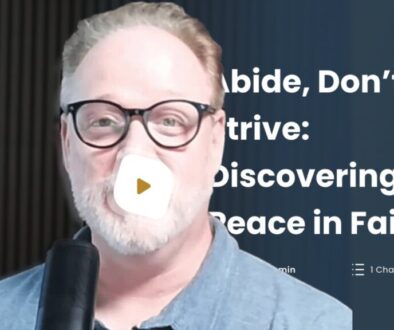 How to Pray Like Jesus: Abide Don’t Strive cover